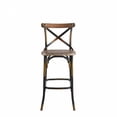thumbnail image 5 of CLEARANCE! ACME Zaire Bar Chair (1Pc) in Antique Copper & Antique Oak 96805, 5 of 6