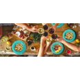 thumbnail image 6 of 18-Piece Farmhouse Melamine Dinnerware Set - Shatterproof, Lightweight,  Outdoor Dining Plates, Bowls, and Serving Dishes for Everyday Use, Camping, Picnics, Light Green, 6 of 6
