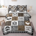 thumbnail image 1 of YST 7 Piece Kids Camping Comforter Set Twin,Rv Camper Bedding Set for Bunks Travel Trailers,Patchwork Buffalo Plaid Bed in a Bag with Sheets,Woodland Pine Tree Bed Set with Pillowcases, 1 of 5