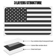 thumbnail image 2 of American Flag Rear Window Decal Carbon Fiber Compatible with Jeep Wrangler JLU 2018-2021 (4 Door)+Reflective American Flag Sticke+Install Gadgets., 2 of 8