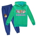 thumbnail image 3 of Roblox traje de ocio bidimensional periférico de animación de juego de dos piezas para niños y niñas, suéter y pantalones para niños, el mejor regalo, 3 of 3