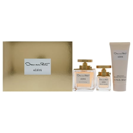 Oscar Alibi by Oscar De La Renta for Women - 3 Pc Gift Set 3.4oz EDP Spray 1.0oz EDP Spray 3.4oz Body Lotion