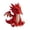 Red, variant on Hometravel Soft Knitted Cotton Dinosaur Plush Toy, Handmade Crochet Stuffed Animal Decor, Cute Knitted Dinosaur Figurine for Shelf, Bedroom, Gift Display