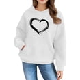 thumbnail image 6 of Mercatoo Teen Girls' Cute Sweatshirts with Hood Kids Oversized Long Sleeve Pullover Tops with Pocket Fall Winter School Trendy Clothes, 6 of 8