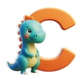 thumbnail image 4 of ¡Ahorra Más!, Colgante de dinosaurio de 26 letras de acrílico para Navidad, colgante decorativo para fiesta de dinosaurios Akmoler, 4 of 9