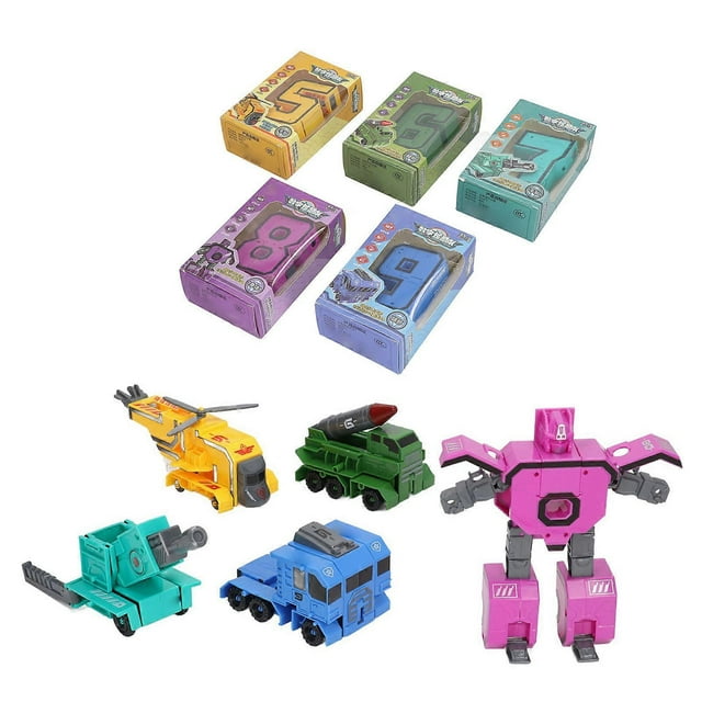 Number Bots Math Toys Transforming Learning Number Car Robots for Toddlers Boys 5 to 9