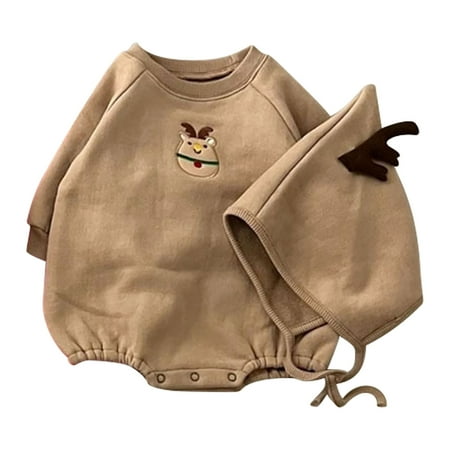 

Unisex Baby Girl Boy Christmas Outfit Long Sleeve Oversized Sweatshirt Onesie Bubble Romper Hat Xmas Clothes Set Baby Boy Christmas Outfit Baby Girl Pajamas Baby Boy Romper
