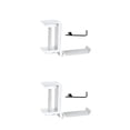 thumbnail image 1 of Seitruly Soporte Universal de aleación de aluminio para auriculares, colgador plegable ajustable para auriculares, soporte para auriculares Blanco Tipo 1 2Conjunto, 1 of 6