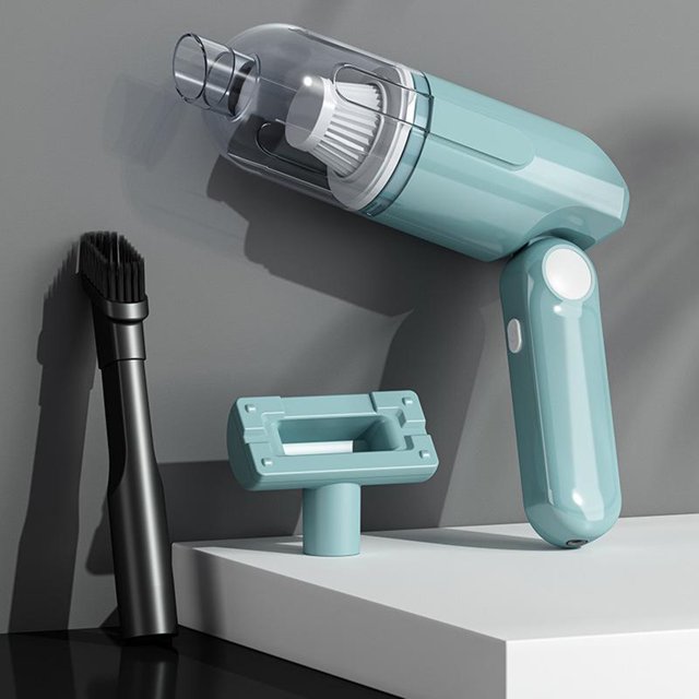 Up to 65% Off SMihono Vacuum Cleaner Folding Vacuum Cleaner, Small Cordless Handheld Vacuums,USB Charging Lithium Lon Busters For Keyboard,Computer,Hairs,Car Interior & Other Crevices Cleaning