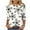 Khaki#02, variant on JTZGDY Floral Tops for Women Dressy Casual Fall Spring 3/4 Length Sleeve Crewneck Graphic Tunic Tees Shirt Loose Oversized Comfy Pullover Blouses Yellow L