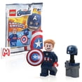 thumbnail image 1 of Minifigura LEGO Marvel Avengers Super Heroes Capitán América, 1 of 4