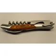 thumbnail image 4 of Wood Handle / Stainless Corkscrew Waiters Wine Bottle Key Opener & Cutter Ch002, 4 of 6