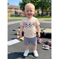 thumbnail image 6 of BemeyourBBs Toddler Baby Boy Football Outfit Baby Boys Summer Clothes 12 18 24 Months 2 3 4 5 Years Soccer Print Short Sleeve T-shirt and Plaid Shorts Set Baby Boy 2 Piece Summer Outfit, 6 of 9