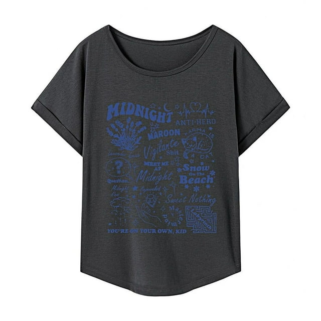 Camiseta para mujer, recuerdo de verano, camiseta básica ligera para desplazamientos diarios M