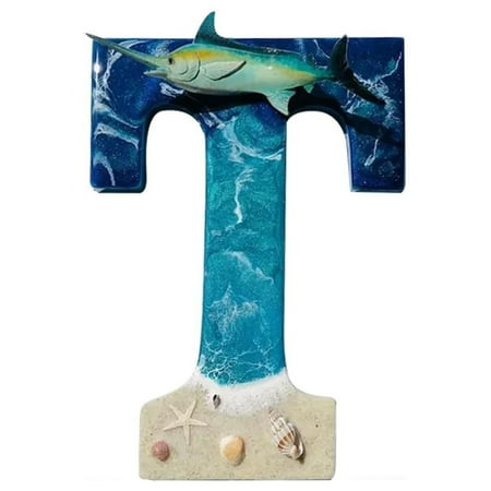 

Big Sale Rongxk Desktop Dress Up 1*Decoration Desktop Ornament Beach Dream: Beach Resin Letters Large Wooden Letter Decoration Island and Unique Character To Your Home