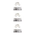 thumbnail image 1 of QualitChoice 580pcs Professional Retaining Rings Convenient External Circlip Good Fixation Lightweight Snap Ring Hardware Assorted Kits Sliver 3Set, 1 of 6