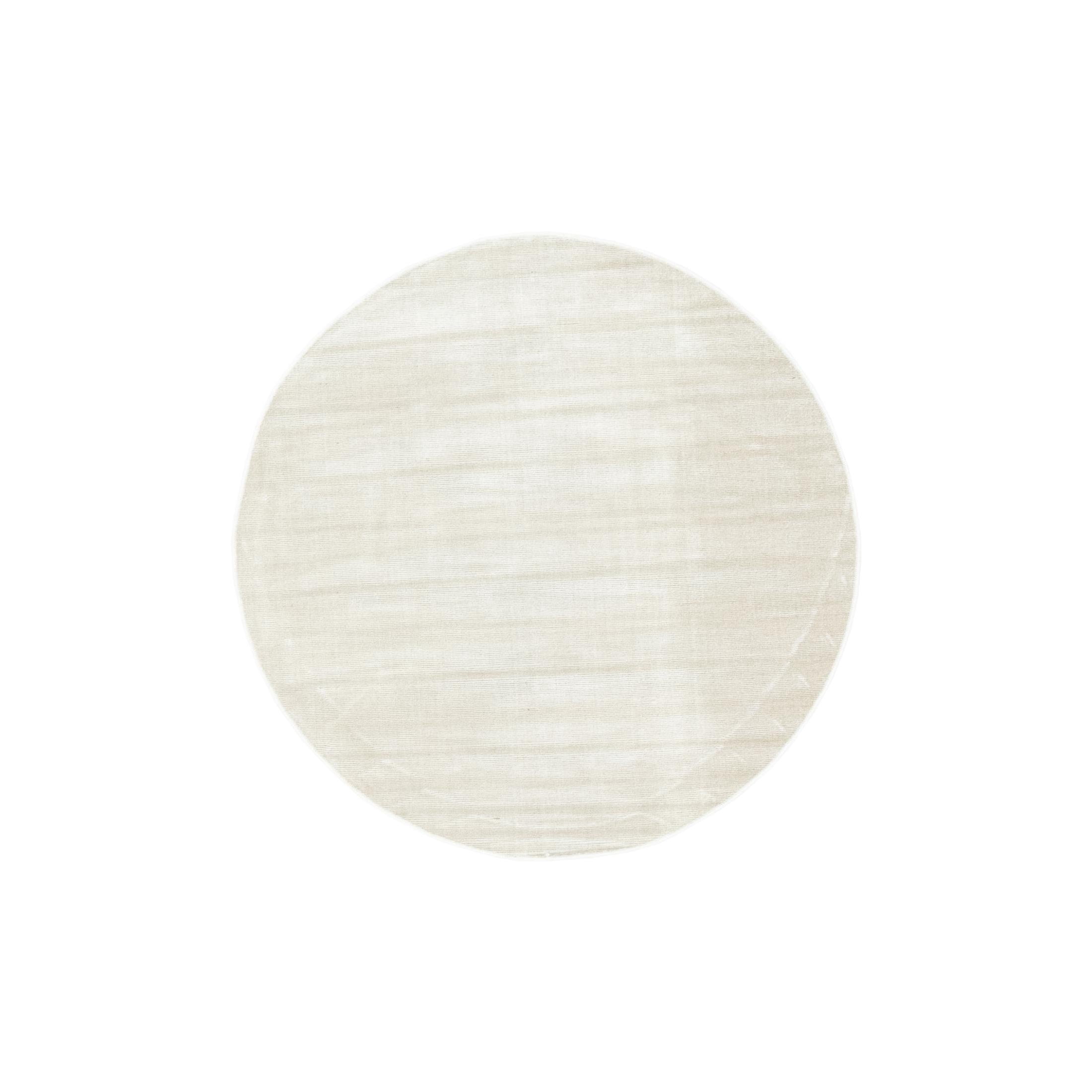 Unique Loom Williamsburg Collection Area Rug - Solid (3' 7" Round Beige)