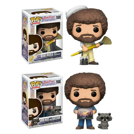 bob ross in overalls