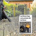 thumbnail image 2 of Leaf Blower Bag - Zippered Bottom Dump - Collect Leaves For Garden Lawn - Fits Most Leaf Blower Vacuum, 2 of 5