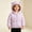 Purple, variant on Spazoro Toddler Girls Hooded Puffer Jacket, Lightweight Soft Long Sleeve Zip Up Animal Print Warm Winter Outerwear for Little Girls Green Size 3-4T