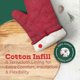 thumbnail image 4 of Heat Resistant Oven Mitts - Set of 2 Silicone Kitchen Oven Mitts, Red, 4 of 5