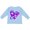 AE-Light Blue, variant on Inktastic Alzheimers Awareness Purple Ribbon Around Heart Boys or Girls Long Sleeve Toddler T-Shirt