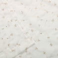 thumbnail image 4 of Embroidered Delicate Flower Sheer Grommet Curtain Panel Set by Blue Nile Mills, 52" x 96", Champagne, 4 of 4