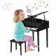 thumbnail image 2 of Costway Piano de Juguete con Banco de 30 Teclas Instrumento Musical de Aprendizaje para Niños 3-8 Años, 2 of 10