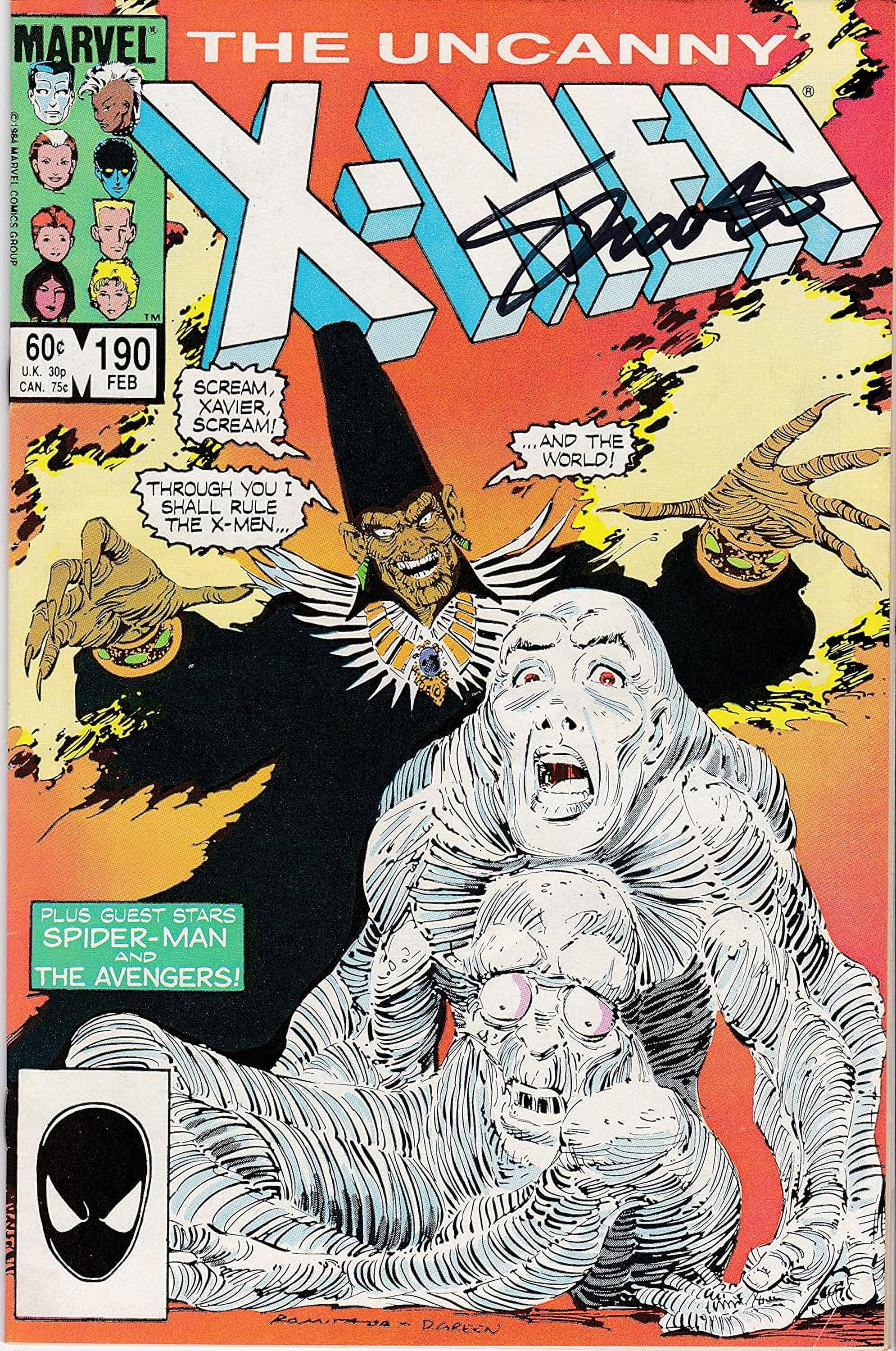 Uncanny X-Men #190 NM Signed