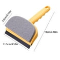 LQXZWJY Multifunctional Double Glass Sponge Cleaning Brush Glass Tile