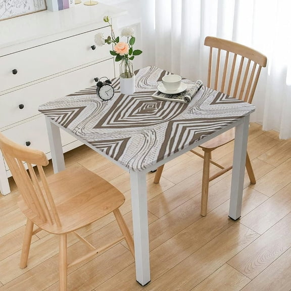 HAOXIT Table Cloth for Kitchen Dining Table Wipeable Tablecloth for Square Table 36*36