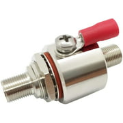 Lightning Arrestor F Type Female to Female Bulkhead with O-Ring DC-3GHz 75 ohm with 90V Gas Tube Surge Arrester