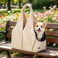 thumbnail image 4 of Large Capacity Sling Shoulder Pet Carrier Bag for Dogs and Cats, Breathable Polyester, Removable Washable Pad, Multiple Pockets, Adjustable Strap, 60×39×20 cm, Black/White/Gray/Red, 4 of 6