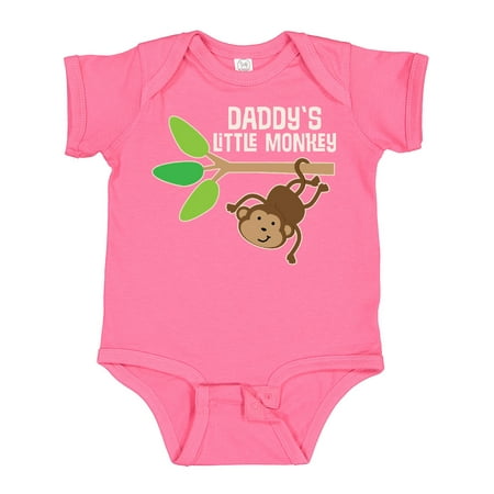 

Inktastic Daddy s Little Monkey Gift Baby Boy or Baby Girl Bodysuit