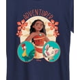 thumbnail image 3 of Disney Princess - Moana Adventurer  - Women's Short Sleeve Graphic T-Shirt, 3 of 5