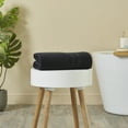 thumbnail image 3 of Mainstays Performance Solid Bath Towel, 54" x 30", Black, 3 of 7