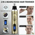 thumbnail image 3 of Electric Nose Hair Trimmer Rechargeable Zero Gapped Trimmer Set Cordless Hair Clippers for Men Professional Haircut Clippers, 3 of 10