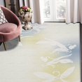 thumbnail image 2 of 1PC Floral Patterned Area Carpet Local Carpet, Lightweight Washable Easy-to-Tidy Carpet Mat Festival Gift, Suitable for Living Room, Bedroom, Dining Room, Office, Hallway, Room Accessories, 2 of 8