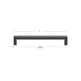 thumbnail image 4 of GlideRite 7-9/16 in. 192mm Center to Center Smooth Bar Pull, Matte Black, 4 of 4
