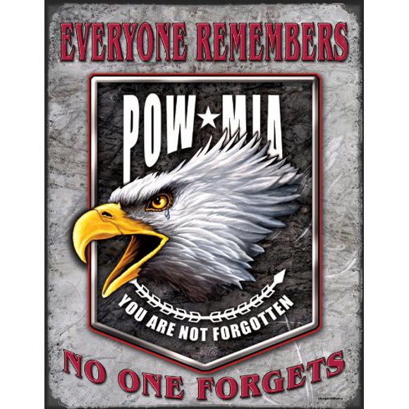 Tin Signs Legends POW-MIA Eagle 1629