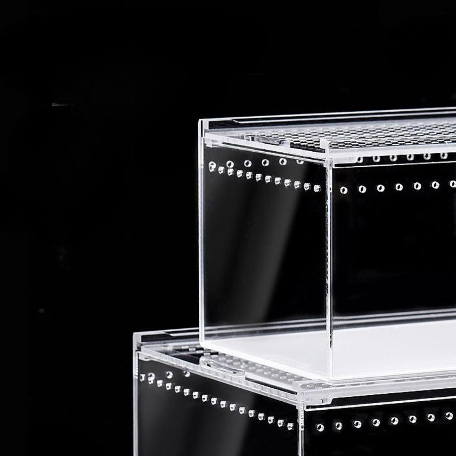 EHJRE Reptile Terrarium Professional Enclosure Cage for Snake Hermit Crabs Lizards