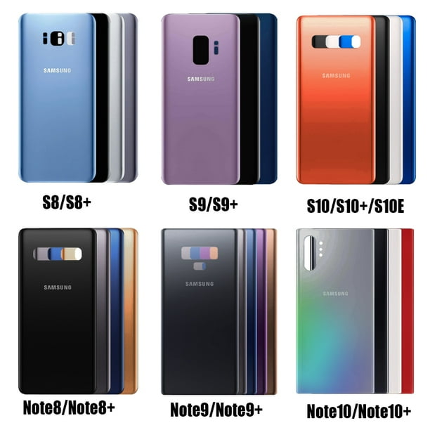 Oem Back Glass Cover Replacement Rear Battery Door For Samsung Galaxy S8 S9 S10 Note 8 9 10 Plus E Walmart Com Walmart Com