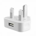 thumbnail image 3 of Mains 3 Pin Plug Adapter Wall Charger 123-port Dual Usb For Phones Tablets, 3 of 4