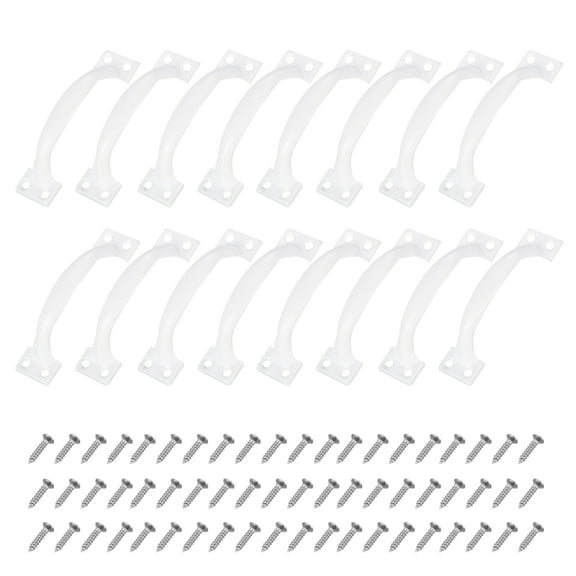 Uxcell 18pcs Vintage Door Drawer Pulls Metal Handles for Kitchen Cupboard Closet