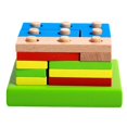 thumbnail image 1 of Rompecabezas De Juguetes Para Niños Clasificador De Formas Bloques Geométricos Preescolares Juegos De Apilamiento Para Niños Aprendizaje Tempra, 1 of 6