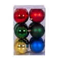 thumbnail image 3 of Vickerman 3" Red, Green, Gold, and Blue Ornament Assortment, 12 per box., 3 of 3