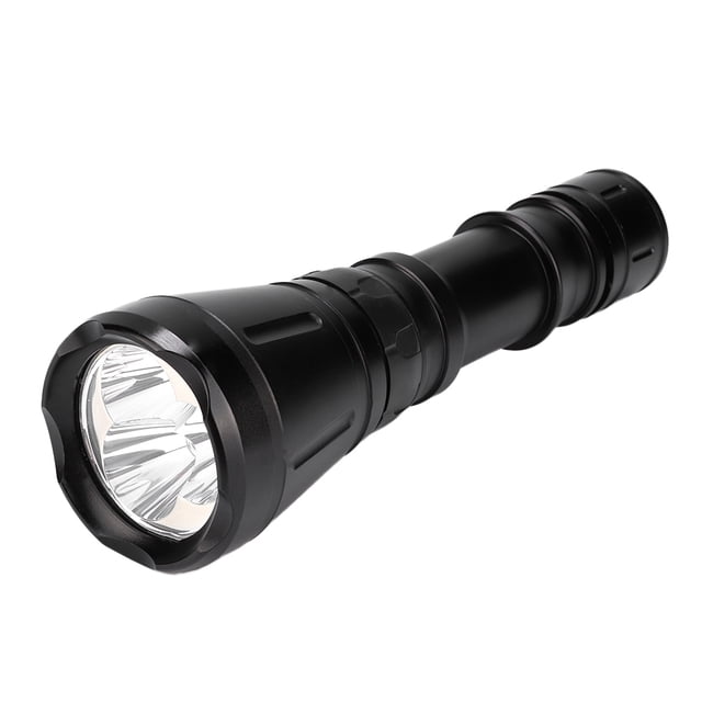 Linterna LED de alto brillo Antorcha impermeable de 80 m para exteriores para bucear, cazar y acampar