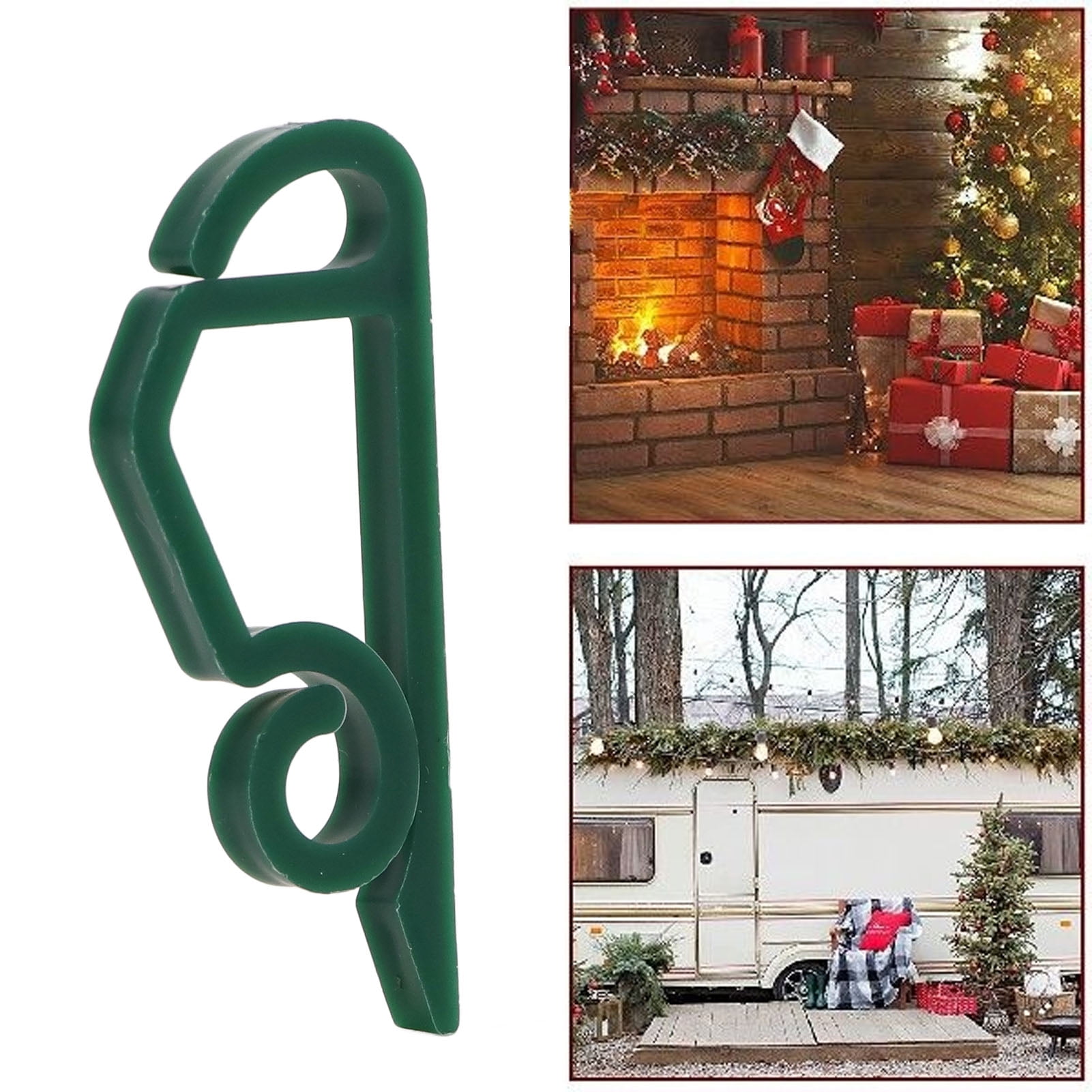 Gutter Clips, Small Waterproof Reusable Christmas Light Clips For