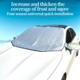 thumbnail image 6 of Steadline Car Windshield Snow Cover,Thickened Magnetic Frost Protector,Full Protection Winter Car Cover,All Season Vehicle Shelter,Essential Winter Driving Accessory,Holiday Car Gadget, 6 of 6