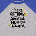 thumbnail image 4 of Inktastic Happy Birthday to the Sweetest Mom in the World Girls Baby Bodysuit, 4 of 5